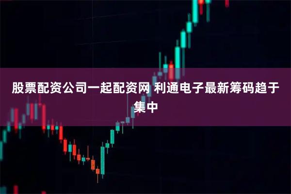 股票配资公司一起配资网 利通电子最新筹码趋于集中